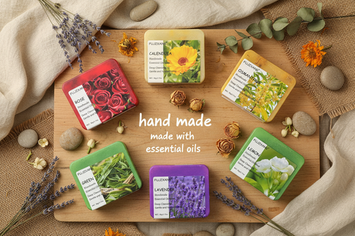 make them look more organic and write there hand made and made with essentail oils